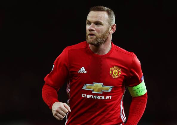 Wayne Rooney of Manchester United ManU sports a beard during the UEFA Europa League match at Old Trafford, Manchester. Picture date: November 24th 2016. Pic Matt McNulty Sportimage EDITORIAL USE ONLY. No use with unauthorised audio, video, data, fixture lists, club league logos or live services. Online in-match use limited to 120 images, no video emulation. No use in betting, games or single club league player publications.