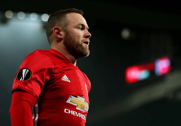 Wayne Rooney of Manchester United ManU sports a beard during the UEFA Europa League match at Old Trafford, Manchester. Picture date: November 24th 2016. Pic Matt McNulty Sportimage EDITORIAL USE ONLY. No use with unauthorised audio, video, data, fixture lists, club league logos or live services. Online in-match use limited to 120 images, no video emulation. No use in betting, games or single club league player publications.