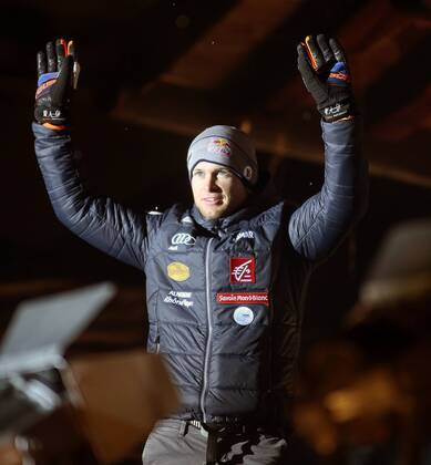 ALPINE SKIING - FIS WC Adelboden ADELBODEN,SWITZERLAND,07.JAN.17 - ALPINE SKIING - FIS World Cup, giant slalom, men, award ceremony. Image shows Alexis Pinturault (FRA). GEPAxpictures xThomasxBachun