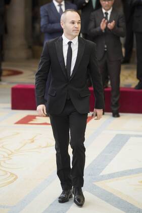 Andres Iniesta attends to the National Sports Awards 2015 at El Pardo Palace in Madrid, Spain. January 23, 2017.  (76484612)
