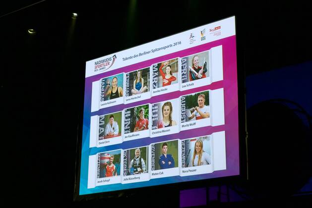 Berlin Bluemax Theater am Potsdamer Platz 23.01.2017 Auszeichnung der Talente des Berliner Spitzensports 2017 NACHWUCHS SPORTLER DES JAHRES BERLIN 2016