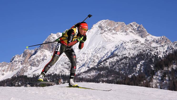 Hochfilzen Biathlon IBU Weltmeisterschaften Hochfilzen, Frauen Sprint, Laura Dahlmeier (GER, 2. Platz)