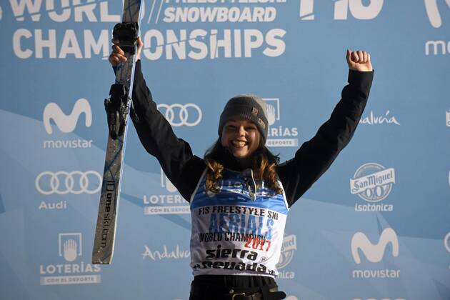 US Ashley Caldwell, gold medal, after the Women s Final Aerials of the FIS Freestyle Ski and Snowboard World Championships 2017 in Granada, Andalusia, Spain, 10 March 2017. FIS FREESTYLE SKI AND SNOWBOARD WORLD CHAMPIONSHIPS IN GRANADA !ACHTUNG: NUR REDAKTIONELLE NUTZUNG!  Copyright: xMiguelxÁngelxMolinax GRA001 20170310-636247827364817234