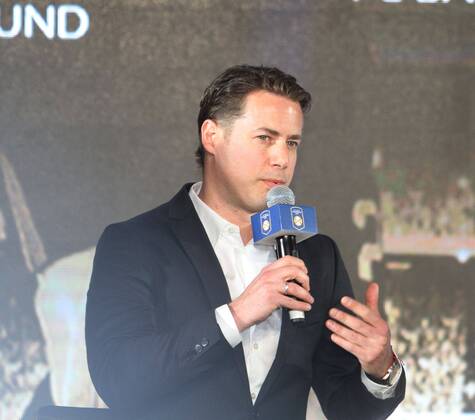 Former German soccer star Lars Ricken attends the launch ceremony for the 2017 International Champions Cup China in Shanghai, China, 14 March 2017. Soccer stars highlight 2017 International Champions Cup China launch ceremony in Shanghai  20170314_80908
