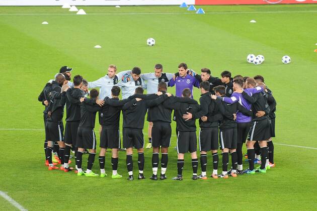 IPP20170313 Football - soccer: UEFA Champions League 2016 2017, Juventus Turin - FC Porto, i giocatori del porto durante l allenamento allo Juventus Stadium (Hinweis: Verwendung nur in Deutschland - only Germany) xHOCHxZWEIx xItalyxPhotoxPressx