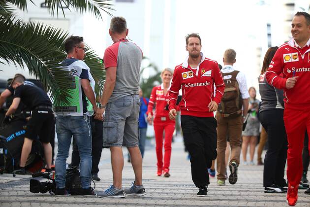 Russian Grand Prix, Sochi 27 - 30 April 2017 28.04.2017 - Sebastian Vettel (GER) Scuderia Ferrari SF70H