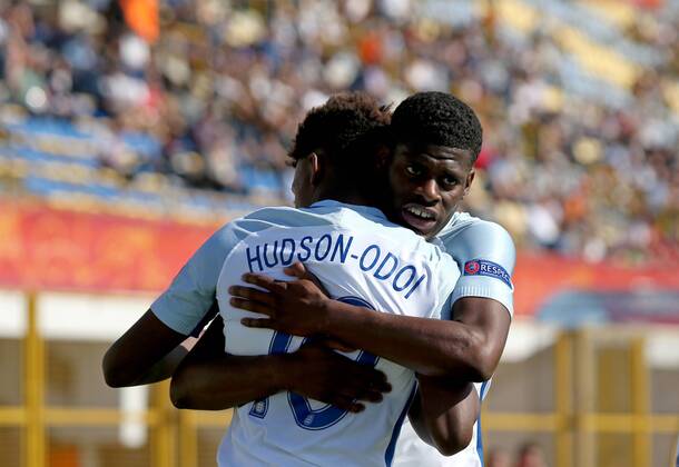PXL_UEFA European U-17 Championship, group D, England vs. Netherlands 10.05.2017., Zapresic, Croatia - UEFA European U-17 Championship 2017, group D, 3rd round, England vs. Netherlands. Callum Hudson-Odobi. IgorxKralj PIXSELL