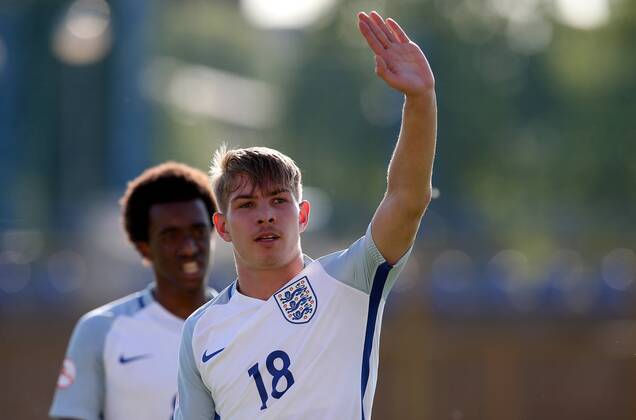 PXL_UEFA European U-17 Championship, group D, England vs. Netherlands 10.05.2017., Zapresic, Croatia - UEFA European U-17 Championship 2017, group D, 3rd round, England vs. Netherlands. Emile Smith-Rowe. IgorxKralj PIXSELL