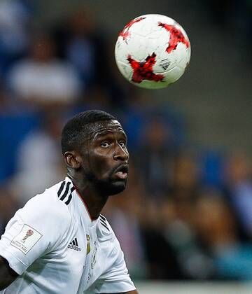 Germany vs Chile KAZAN, RT - 29.06.2017: GERMANY VS CHILE - RUEDIGER Antonio da Germany during a match between Germany and Chile valid for the second round of the 2017 Confederations Cup, held this Thursday (22) held at the Kazan Arena in Kazan, Russia. (Photo: Marcelo Machado de Melo Fotoarena) x1347519x  MarceloxMachadoxdexMelo