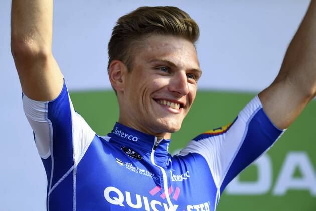 TROYES, FRANCE - JULY 6 : KITTEL Marcel (GER) Rider of Quick-Step Floors Cycling team during stage 6 of the 104th edition of the 2017 Tour de France cycling race, a stage of 216 kms between Vesoul and Troyes on July 06, 2017 in Troyes, France, 06 07 2017 CYCLISME : Tour de France 2017 - Etape 6 - Vesoul Troyes - 06 07 2017 Photonews Panoramic 