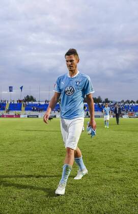 170718 Malmö FFs Markus Rosenberg deppar efter en fotbollsmatch mellan Vardar och Malmö FF i kvalet till Champions League den 18 juli 2017 i Strumica. Copyright: PETTERxARVIDSON BB170718PA103
