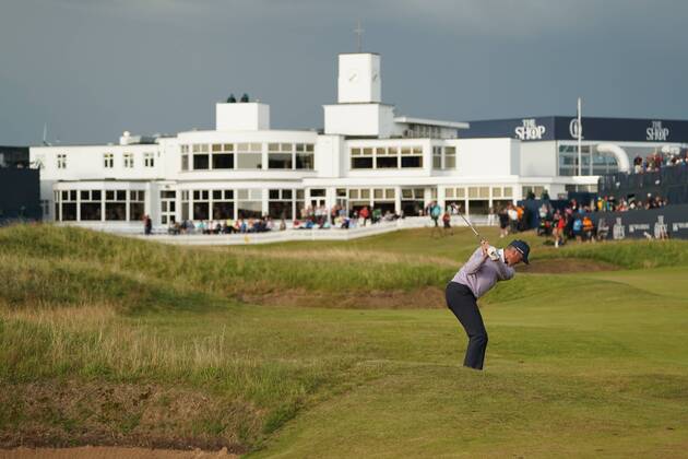 Matt Kucher (USA), JULY 22, 2017 - Golf : Matt Kucher of the United States on the 18th hole during the third round of the 146th British Open Golf Championship at Royal Birkdale Golf Club in Southport, Merseyside, England. Noxthirdxpartyxsales (waha021117)