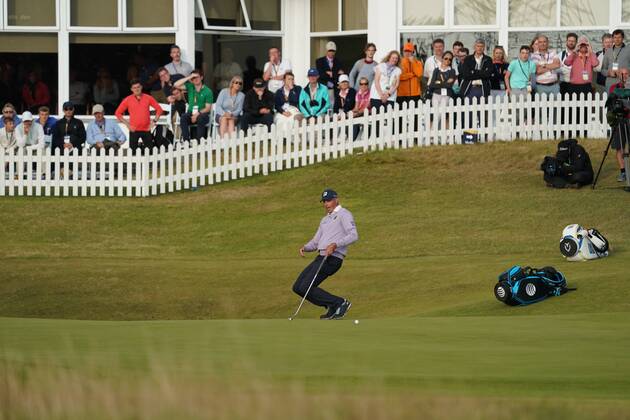 Matt Kucher (USA), JULY 22, 2017 - Golf : Matt Kucher of the United States on the 18th hole during the third round of the 146th British Open Golf Championship at Royal Birkdale Golf Club in Southport, Merseyside, England. Noxthirdxpartyxsales (waha021121)