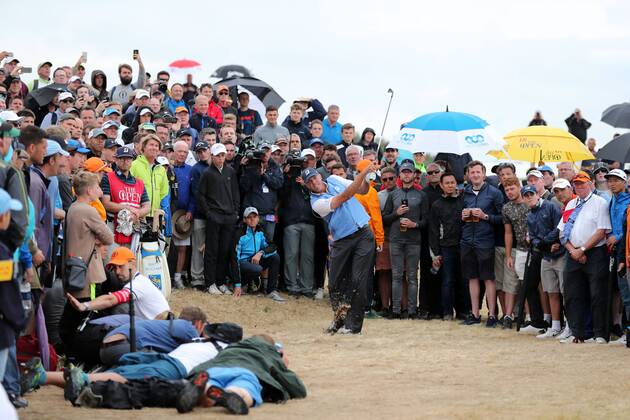 Matt Kucher (USA), JULY 23, 2017 - Golf : Matt Kucher of the United States on the 10th hole during the final round of the 146th British Open Golf Championship at Royal Birkdale Golf Club in Southport, Merseyside, England. Noxthirdxpartyxsales (waha021125)