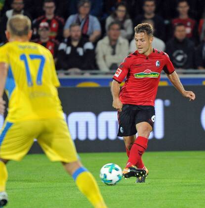SC Freiburg vs NK Dom?ale Domzale Freiburg, Schwarzwald Stadion, 27.7.2017 Fußball, UEFA; Europa-League-Qualifikation; Saison 2017-2018 Amir ABRASHI, SC Freiburg Foto- und alle