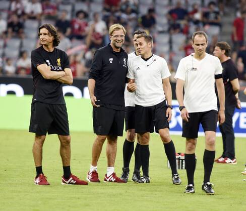 Jürgen Klopp Trainer des FC Liverpool beim Audi Cup Spiel FC Bayern München gegen FC Liverpool am 1.8.2017 in München Jürgen Klopp Trainer des FC Liverpool beim Audi Cup Spiel FC Bayern München gegen FC Liverpool am 1.8.2017 in München