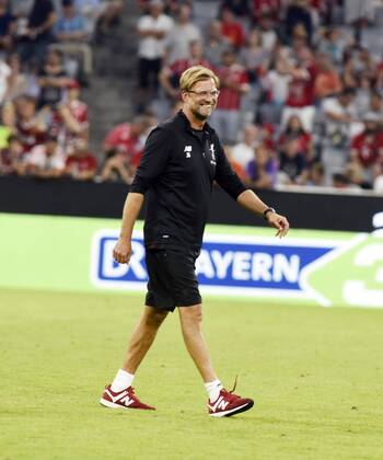 Jürgen Klopp Trainer des FC Liverpool beim Audi Cup Spiel FC Bayern München gegen FC Liverpool am 1.8.2017 in München Jürgen Klopp Trainer des FC Liverpool beim Audi Cup Spiel FC Bayern München gegen FC Liverpool am 1.8.2017 in München