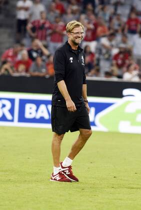 Jürgen Klopp Trainer des FC Liverpool beim Audi Cup Spiel FC Bayern München gegen FC Liverpool am 1.8.2017 in München Jürgen Klopp Trainer des FC Liverpool beim Audi Cup Spiel FC Bayern München gegen FC Liverpool am 1.8.2017 in München