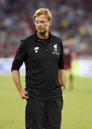 Jürgen Klopp Trainer des FC Liverpool beim Audi Cup Spiel FC Bayern München gegen FC Liverpool am 1.8.2017 in München Jürgen Klopp Trainer des FC Liverpool beim Audi Cup Spiel FC Bayern München gegen FC Liverpool am 1.8.2017 in München