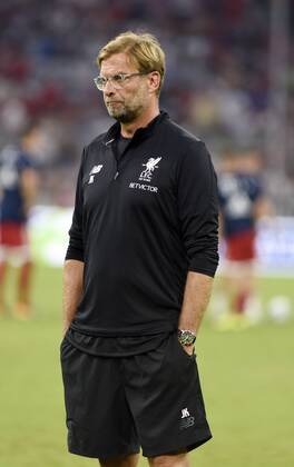 Jürgen Klopp Trainer des FC Liverpool beim Audi Cup Spiel FC Bayern München gegen FC Liverpool am 1.8.2017 in München Jürgen Klopp Trainer des FC Liverpool beim Audi Cup Spiel FC Bayern München gegen FC Liverpool am 1.8.2017 in München