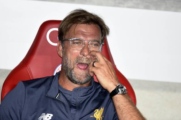 Jürgen Klopp Trainer des FC Liverpool beim Audi Cup Spiel Atletico de Madrid gegen FC Liverpool am 2.8.2017 in München Jürgen Klopp Trainer des FC Liverpool beim Audi Cup Spiel Atletico de Madrid gegen FC Liverpool am 2.8.2017 in München