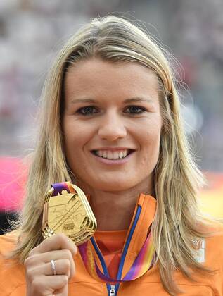 12-08-2017 ATLETIEK: IAAF WORLD CHAMPIONSHIPS LONDON 2017: LONDEN huldiging 200 meter Dafne Schippers (NED) Foto: SCS Soenar Chamid xVIxVIxImagesx xSoenarxChamidxsportfotografiexIVx 8458891