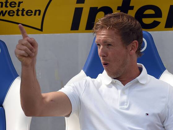 19.08.2017, xhbx, Fussball 1. Bundesliga, TSG 1899 Hoffenheim - Werder Bremen, emspor, v.l. Trainer Julian Nagelsmann (TSG 1899 Hoffenheim) Sinsheim