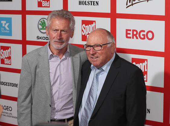 Paul Breitner und Uwe Seeler