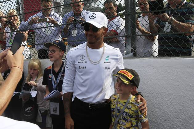 24.08.2017 - Lewis Hamilton (GBR) Mercedes AMG F1 W08 Belgian Grand Prix, Spa-Francorchamps 24 - 27 August 2017 24.08.2017 - Lewis Hamilton (GBR) Mercedes AMG F1 W08