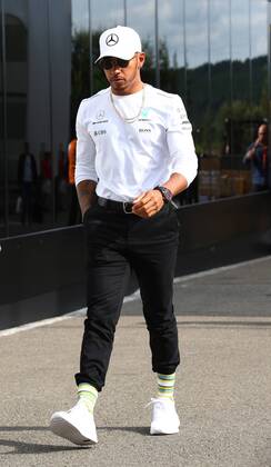 24.08.2017 - Lewis Hamilton (GBR) Mercedes AMG F1 W08 Belgian Grand Prix, Spa-Francorchamps 24 - 27 August 2017 24.08.2017 - Lewis Hamilton (GBR) Mercedes AMG F1 W08