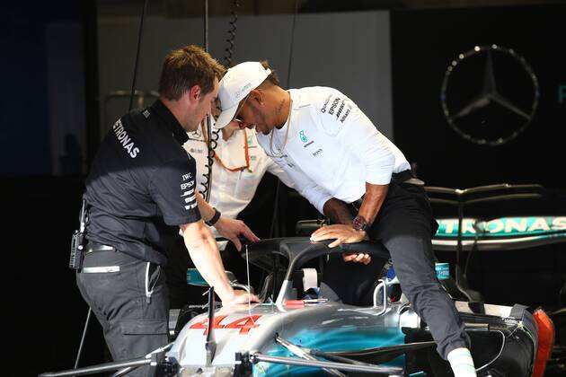 24.08.2017 - Lewis Hamilton (GBR) Mercedes AMG F1 W08 Belgian Grand Prix, Spa-Francorchamps 24 - 27 August 2017 24.08.2017 - Lewis Hamilton (GBR) Mercedes AMG F1 W08