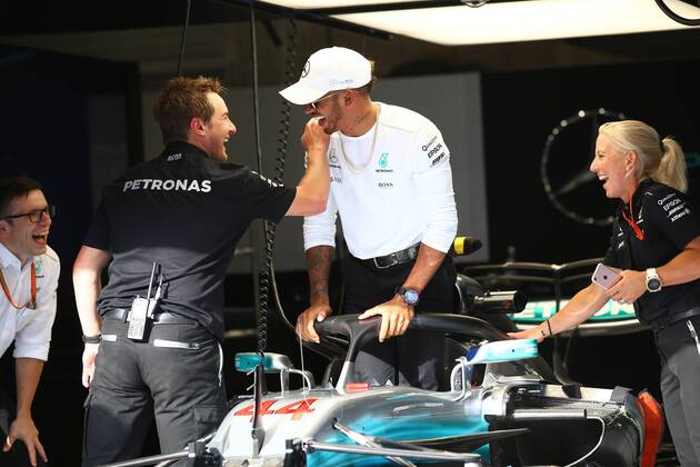 24.08.2017 - Lewis Hamilton (GBR) Mercedes AMG F1 W08 Belgian Grand Prix, Spa-Francorchamps 24 - 27 August 2017 24.08.2017 - Lewis Hamilton (GBR) Mercedes AMG F1 W08