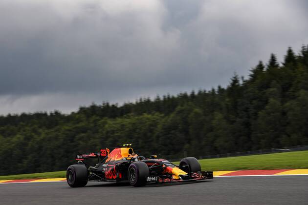 Red Bull s Dutch driver Max Verstappen pictured during the free practice for the Grand Prix F1 of Belgium race, in Spa-Francorchamps, Saturday 26 August 2017. The Spa-Francorchamps Formula One Grand Prix takes place this weekend, from August 25th to August 27th. NICOLASxLAMBERT x05152468x