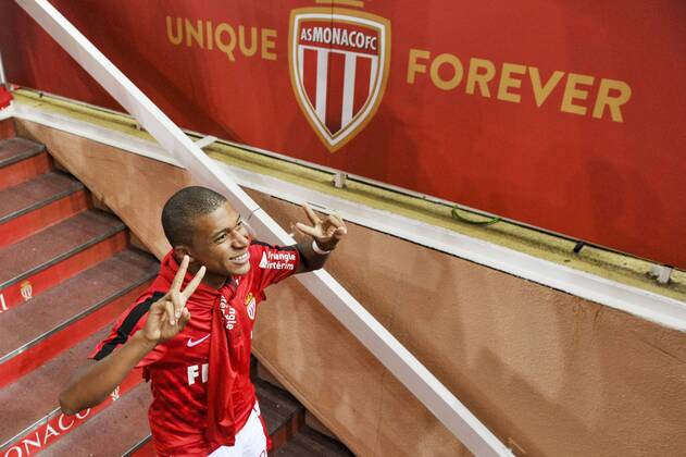 Bilder des Tages - SPORT Kylian Mbappe (AS Monaco) FOOTBALL : AS Monaco vs Olympique de Marseille - Ligue 1 - Monaco - 27 08 2017 NorbertScanella Panoramic 