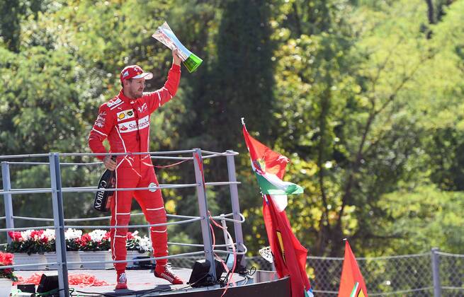 Sebastian Vettel (GER 5), Scuderia Ferrari, Grosser Preis von Italien 2017, Rennen, Motorsport, Formel 1, 03.09.2017, Monza Copyright: xAndre Eibner-Pressefotox EP_JAE