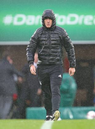 04.10.2017, Fussball Qualifikation Weltmeisterschaft 2018, Training der Deutschen Nationalmannschaft im Windsor Park Stadium Belfast. Bundestrainer Joachim Löw (Deutschland)