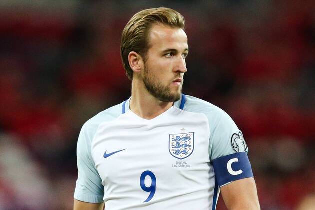 England s captain Harry Kane during the World Cup Qualifying - European - Group F match at Wembley Stadium, London. Picture date 5th October 2017. Picture credit should read: Charlie Forgham-Bailey Sportimage EDITORIAL USE ONLY. No use with unauthorised audio, video, data, fixture lists, club league logos or live services. Online in-match use limited to 120 images, no video emulation. No use in betting, games or single club league player publications.