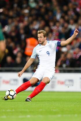 England s Harry Kane during the World Cup Qualifying - European - Group F match at Wembley Stadium, London. Picture date 5th October 2017. Picture credit should read: Charlie Forgham-Bailey Sportimage EDITORIAL USE ONLY. No use with unauthorised audio, video, data, fixture lists, club league logos or live services. Online in-match use limited to 120 images, no video emulation. No use in betting, games or single club league player publications.