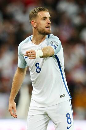 England s Jordan Henderson during the World Cup Qualifying - European - Group F match at Wembley Stadium, London. Picture date 5th October 2017. Picture credit should read: Charlie Forgham-Bailey Sportimage EDITORIAL USE ONLY. No use with unauthorised audio, video, data, fixture lists, club league logos or live services. Online in-match use limited to 120 images, no video emulation. No use in betting, games or single club league player publications.