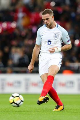England s Jordan Henderson during the World Cup Qualifying - European - Group F match at Wembley Stadium, London. Picture date 5th October 2017. Picture credit should read: Charlie Forgham-Bailey Sportimage EDITORIAL USE ONLY. No use with unauthorised audio, video, data, fixture lists, club league logos or live services. Online in-match use limited to 120 images, no video emulation. No use in betting, games or single club league player publications.