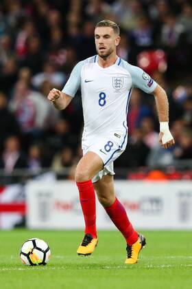 England s Jordan Henderson during the World Cup Qualifying - European - Group F match at Wembley Stadium, London. Picture date 5th October 2017. Picture credit should read: Charlie Forgham-Bailey Sportimage EDITORIAL USE ONLY. No use with unauthorised audio, video, data, fixture lists, club league logos or live services. Online in-match use limited to 120 images, no video emulation. No use in betting, games or single club league player publications.
