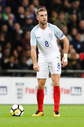 England s Jordan Henderson during the World Cup Qualifying - European - Group F match at Wembley Stadium, London. Picture date 5th October 2017. Picture credit should read: Charlie Forgham-Bailey Sportimage EDITORIAL USE ONLY. No use with unauthorised audio, video, data, fixture lists, club league logos or live services. Online in-match use limited to 120 images, no video emulation. No use in betting, games or single club league player publications.