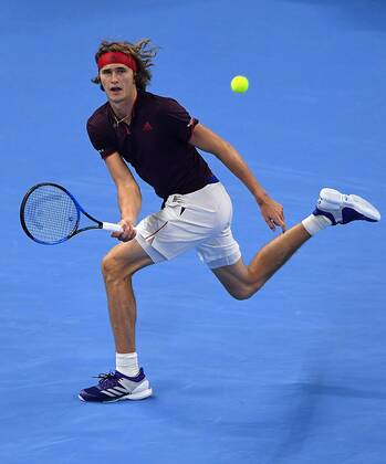 (171007) -- BEIJING, Oct. 7, 2017 -- Alexander Zverev of Germany returns the ball during the men s singles semifinal match against Nick Kyrgios of Australia at the China Open tennis tournament in Beijing on Oct. 7, 2017. Alexander Zverev lost 0-2.)(wdz) (SP)CHINA-BEIJING-TENNIS-CHINA OPEN(CN) HexChangshan