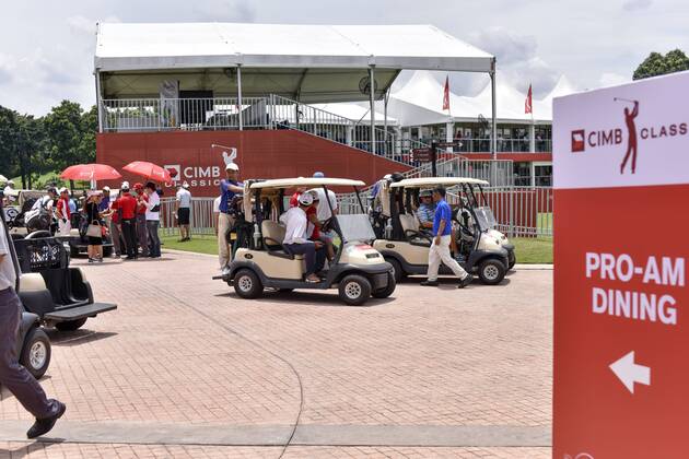 October 11, 2017 - Kuala Lumpur, Malaysia - General view of a PRO-AM day of the CIMB Classic 2017 at TPC Kuala Lumpur on October 11, 2017 in Kuala Lumpur, Malaysia. 2017 CIMB Classic: Pro Am - ZUMAn230 20171011_zaa_n230_155 Copyright: xChrisxJungx