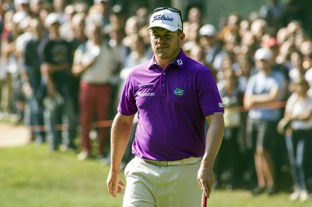 15th October 2017, Golf Club Milano, Monza, Italy; George Coetzee of South Africa during the Italian Open Golf final round;  ActionPlus11940855