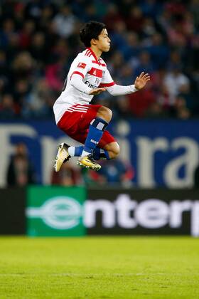 Hamburg,, 20. Oktober 2017 - Fußball, 1. Bundesliga 2017 18, Hamburger SV - FC Bayern München: Tatsuya Ito (Hamburger SV, 43)