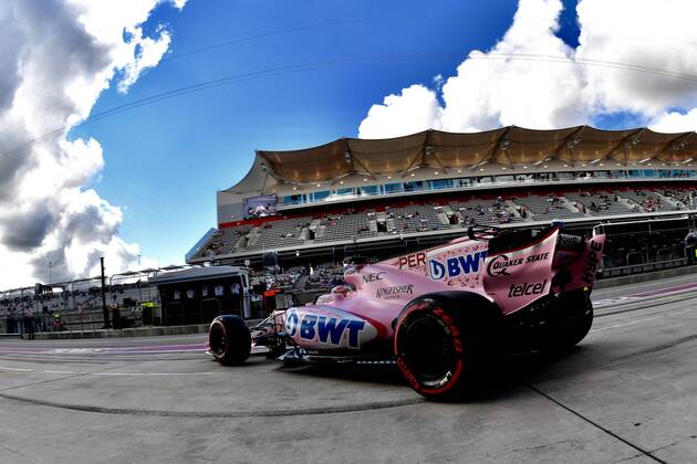 Sergio Perez, Sahara Force India F1, formula 1 GP, USA in Austin, 21.10.2017 Photo:mspb Jerry Andre Sergio Perez, formula 1 GP, USA