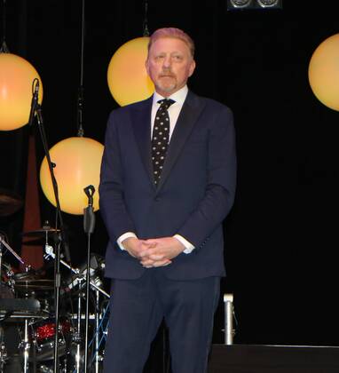 04.11.2017 Frankfurt am Main, Alte Oper Deutscher SportpresseBall Tennislegende Boris Becker wurde 2008 zur Legende des Sports gekürt und erhält heute nachträglich den Pegasos-Preis