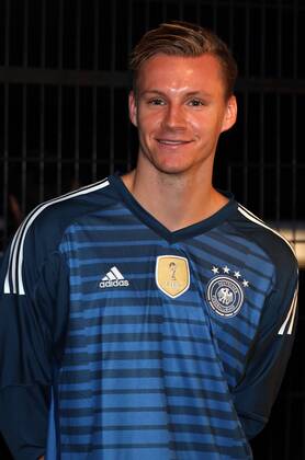 DFB und Die Mannschaft präsentieren WM- Trikot 2018 im THE BASE in Berlin, 07.11.17 Bild: Bernd Leno DFB und Die Mannschaft präsentieren WM- Trikot 2018