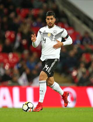10.11.2017, Fussball Länderspiel, England - Deutschland, in Wembley National Stadium London. Emre Can (Deutschland)